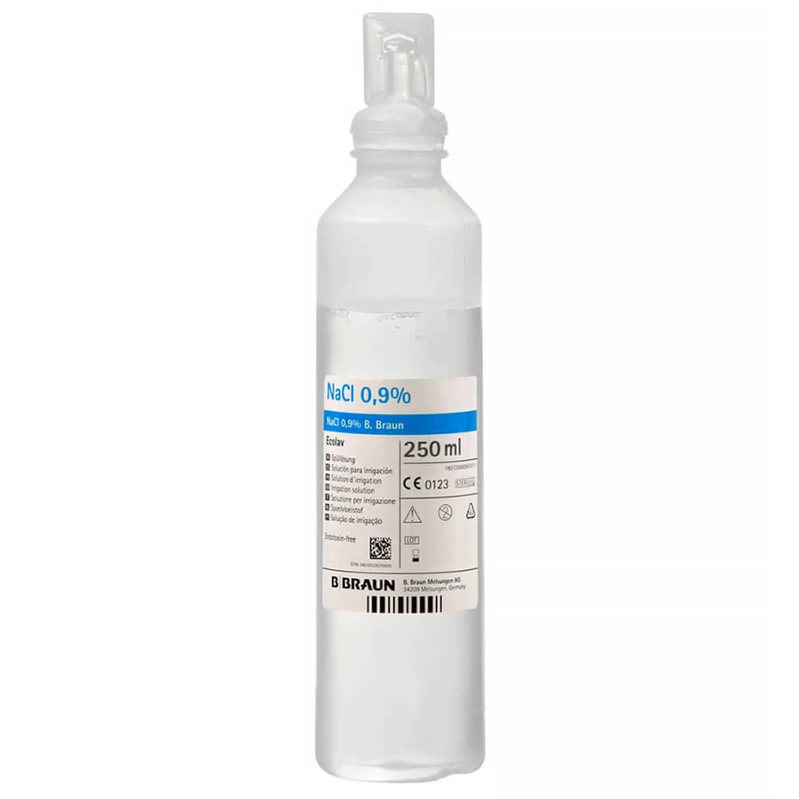 Ecolav Bbraun, zoutoplossing 0,9%, 250 ml