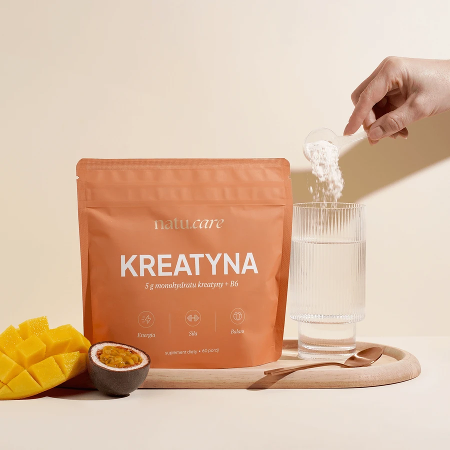 Natu.Care Creatina + B6, mango-maracuyá, 372 g
