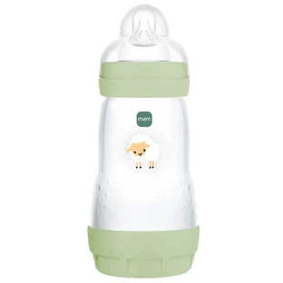 MAM Perfect Start, antikoliekfles, met siliconenspeen, Aarding in Natuur, unisex, vanaf 2 maanden, 260 ml