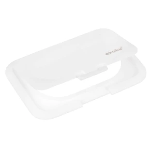 Akkuku, reusable wet wipe lid, universal, white, 1 piece