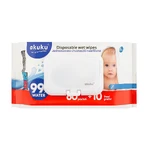 Akkuku, reusable wet wipe lid, universal, white, 1 piece