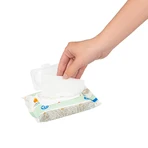 Akkuku, reusable wet wipe lid, universal, white, 1 piece