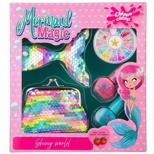 Chlap Chlap Mermaid Magic, Geschenkset mit Geldbörse und Haarnadel, ab 5 Jahren