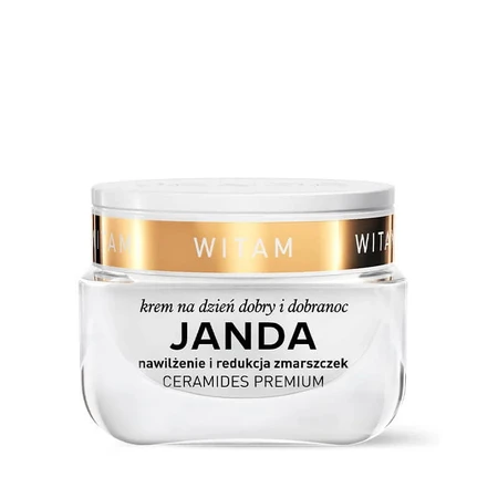 Janda Ceramides Premium, crème complémentaire avec efficacité accrue, hydratation et réduction des rides, 50 ml