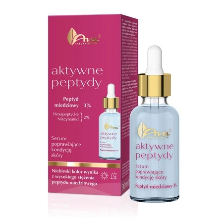 Set Ava Active Peptides, tightening and brightening mask, 50 ml + skin improvement serum, 30 ml
