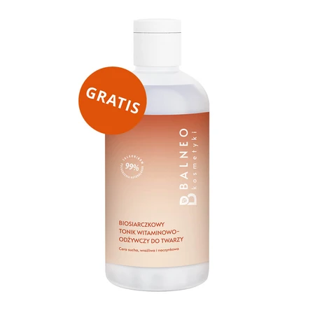 Balneokosmetics, biosulfide-mineraalbad, 500 ml + biosulfide-vitaminevoedende gezichtstonic, 300 ml gratis