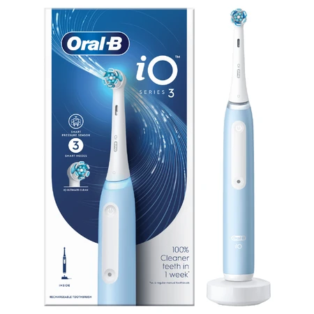 Oral-B iO 3, magnetic toothbrush, blue