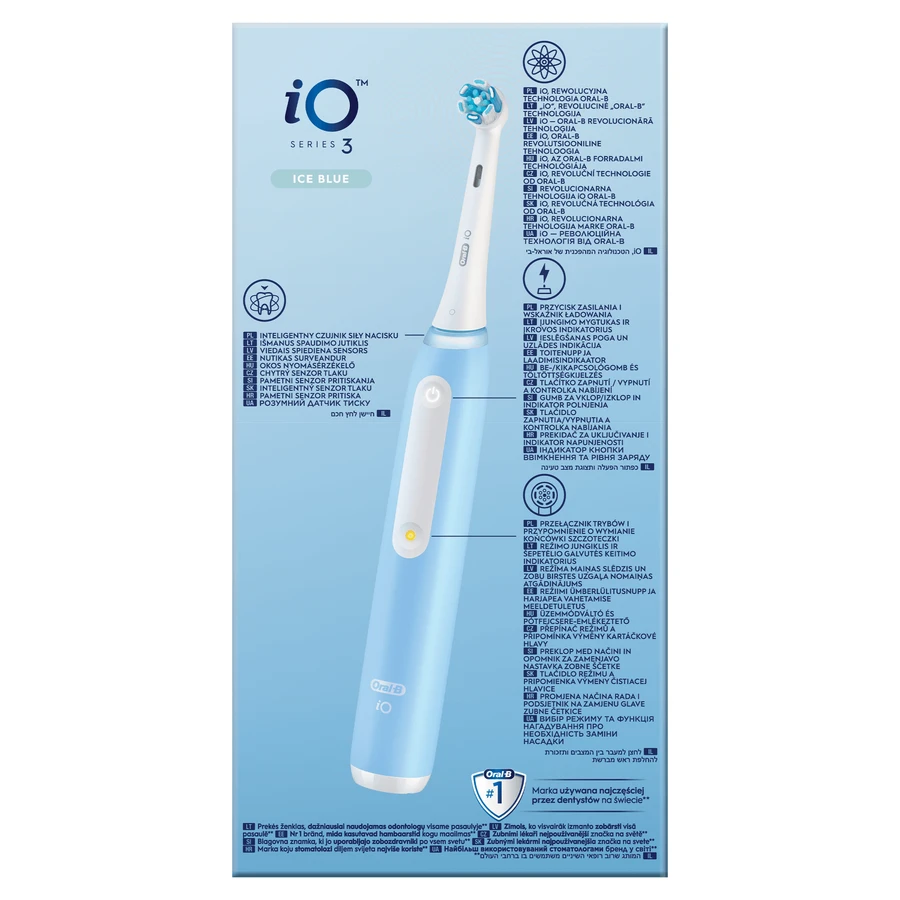 Oral-B iO 3, magnetic toothbrush, blue