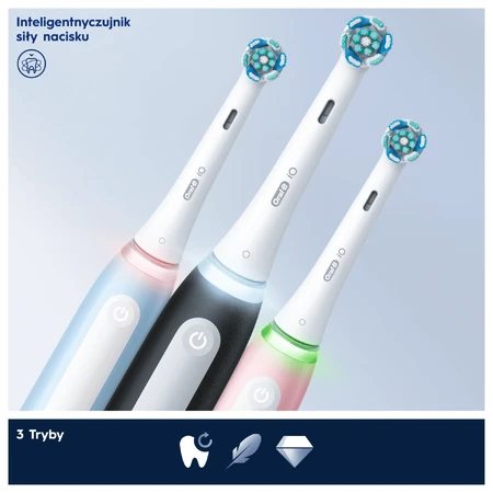 Oral-B iO 3, magnetic toothbrush, blue