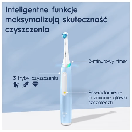 Oral-B iO 3, magnetic toothbrush, blue