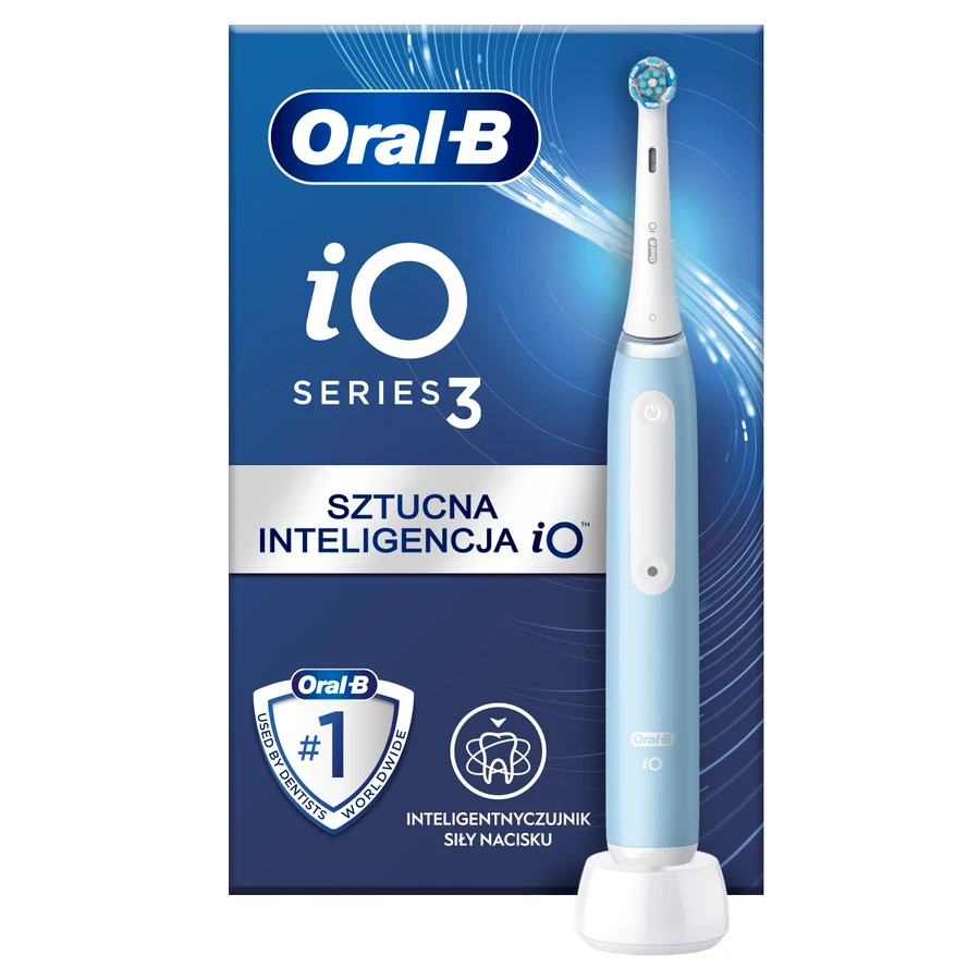 Oral-B iO 3, magnetic toothbrush, blue
