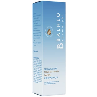 Balneokosmetics, ser facial biosulfurat cu retinal 0,1% pentru noapte, 30 ml