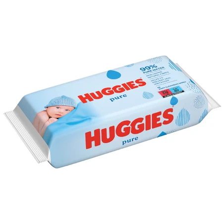 Huggies Pure, vochtige doekjes, 56 stuks