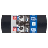 Anna Zaradna, Müllsäcke, superstark, schwarz, 120 l, 10 Stück