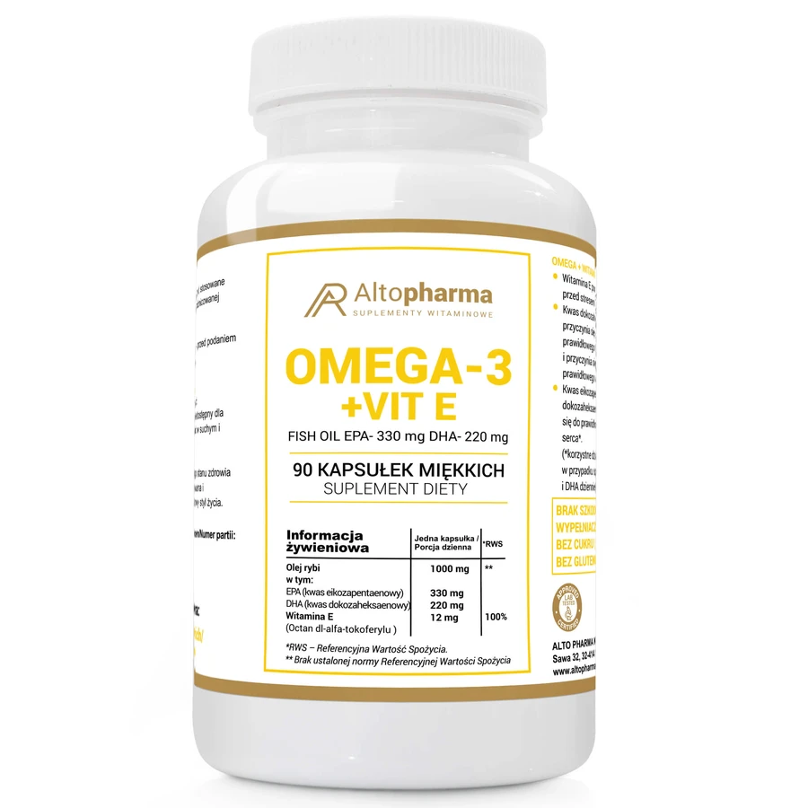 AltoPharma Omega-3 1000 mg, 90 Kapseln