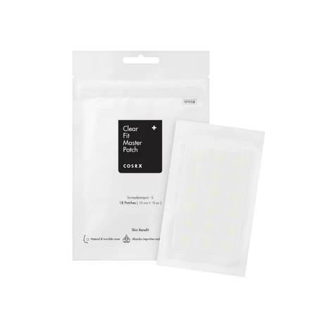 Cosrx Master Patch Clear Fit, Abdeckpflaster für Hautunreinheiten, 18 Stück