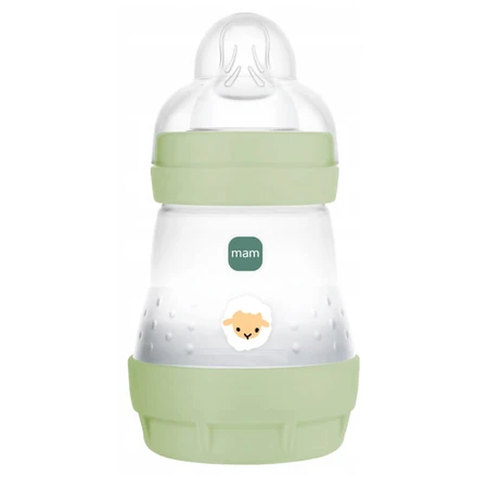 MAM Perfect Start, biberón anticólico, con tetina de silicona, Grounding in Nature, unisex, a partir de 2 meses, 160 ml