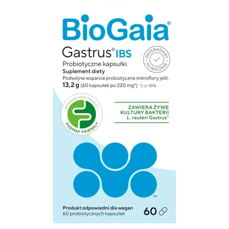 BioGaia Gastrus IBS, 60 capsules
