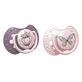 Lovi, fopspeen, 0-6 maanden, silicone, dynamisch, Botanic Girl, 2 stuks