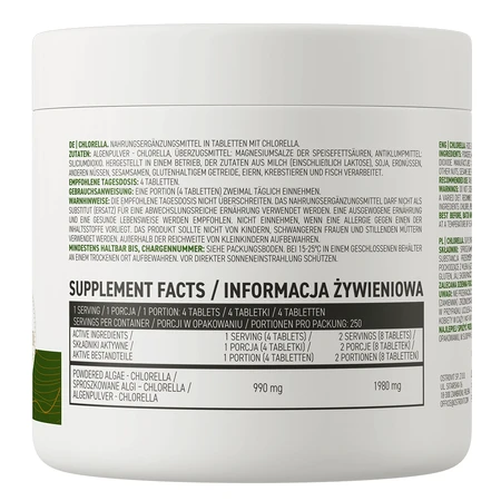 OstroVit Chlorella, 1000 tablets