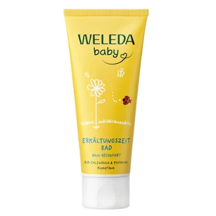 Weleda Calendula, crème de bain chauffante pour bébés, dès le premier jour, 75 ml