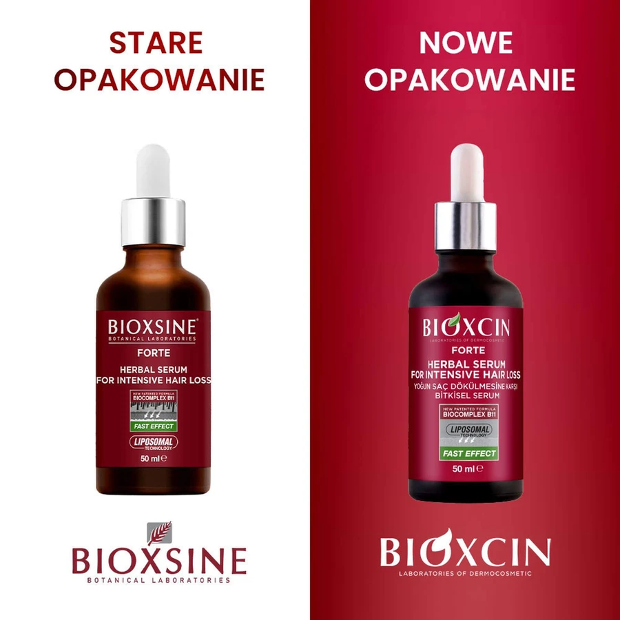 Bioxcin Forte, serum against intensive hair loss, 3 x 50 ml