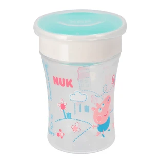 NUK Magic Cup, tasse à boire 360°, à partir de 8 mois, Peppa Pig, 260 ml