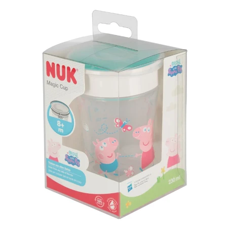NUK Magic Cup, tasse à boire 360°, à partir de 8 mois, Peppa Pig, 260 ml