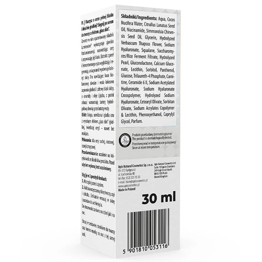 Apis Crystal Skin, serum met glashuideffect, 30 ml