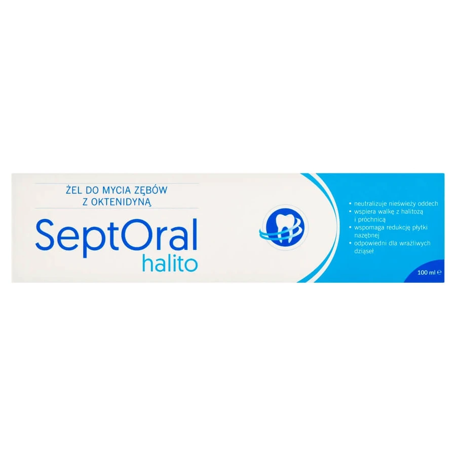 SeptOral Halito, gel de limpieza dental con octenidina, 100 ml