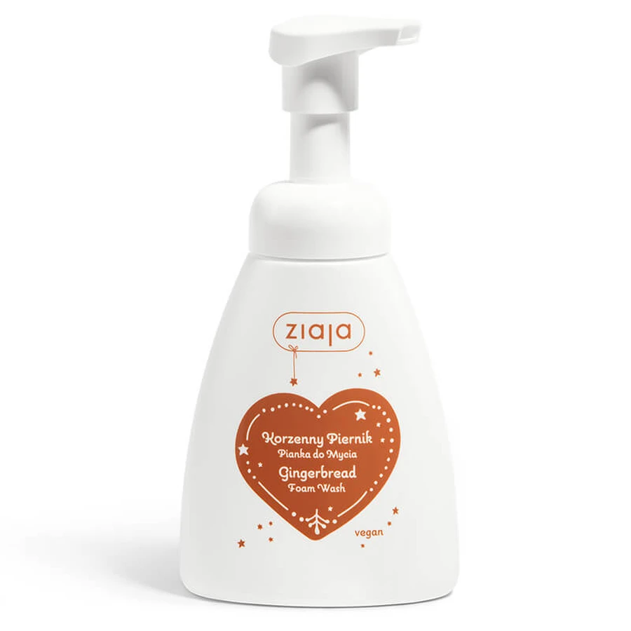 Kit Ziaja Korzenny Piernik, mousse lavante, 250 ml + brume corporelle, 100 ml + gel douche, 160 ml + crème pour les mains, 50 ml