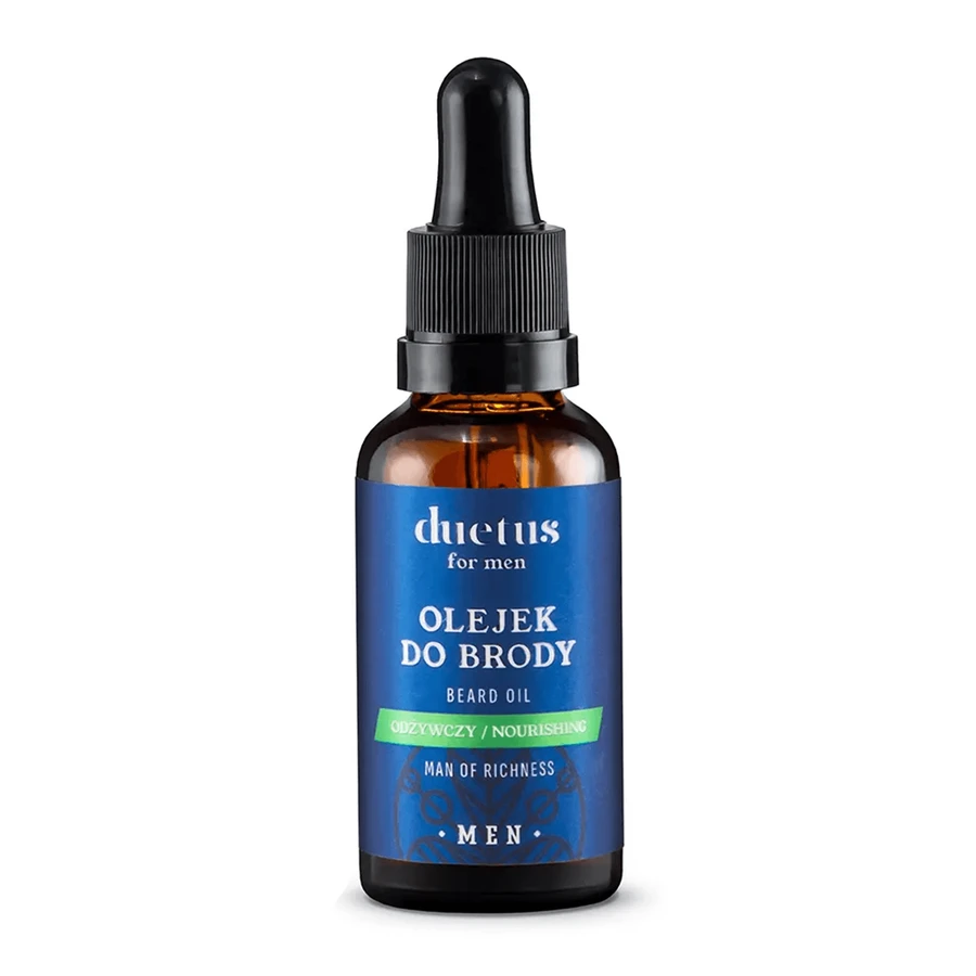 Duetus For Men Face and Beard Set, Bartshampoo, 145ml + Gesichtscreme, 50ml + Bartöl, 30ml