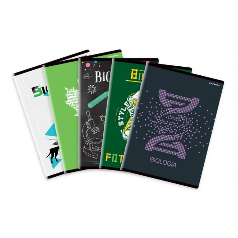 Top-2000 Biology Notebook A5 grid margin 60 sheets mix
