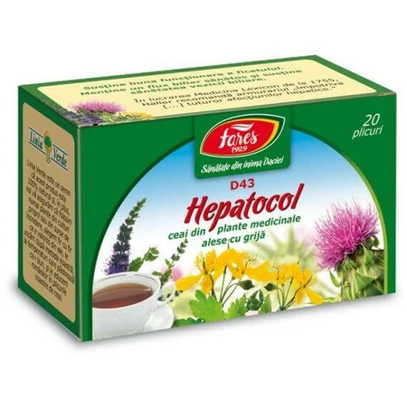 Fares Té Hepatocol D43, 20 sobres