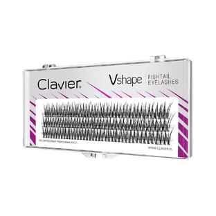 Clavier Vshape Fishtail Wimpern 12mm Wimpernbüschel