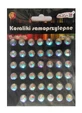 Aliga rhinestones round glitter JET-4835