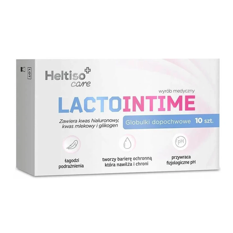 Heltiso Care Lactointime, 10 glóbulos vaginales