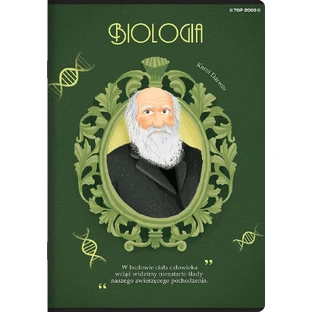 Top-2000 Biology school notebook grid 60 sheets mix