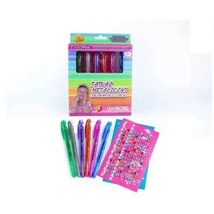 Metallic face tattoo FAD-6820
