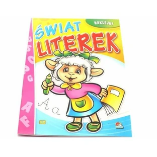 Libro da colorare per bambini Un mondo di lettere mix