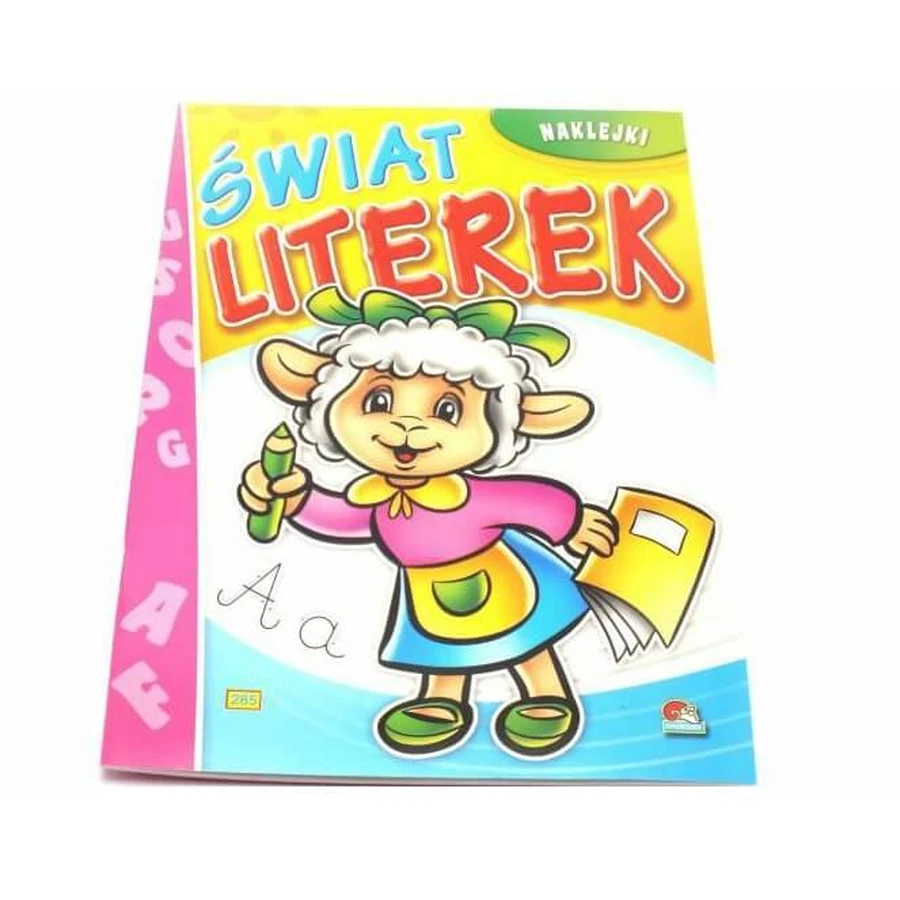 Coloring book for children World of letters mix