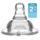T&#233;tine en silicone &#224; col large Plus 3 mois, BabyOno