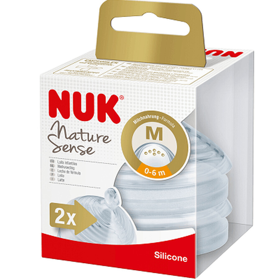 Comprar Nature Sense tetina de silicona, M, 0-6 meses, 2 uds, Nuk Nature Sense tetina de silicona, M, 0-6 meses, 2 uds, Nuk