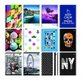 Interdruk Cahier avec grille A5 50 feuilles mixtes