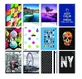 Interdruk Cahier avec grille A5 50 feuilles mixtes