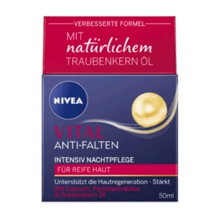 Nivea, Vital, Anti-rimpel nachtcrème, 50 ml