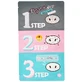 Holika Holika Pig-Nose Clear 3-Step Nasenporen-Reinigungspflaster, 3 Stück