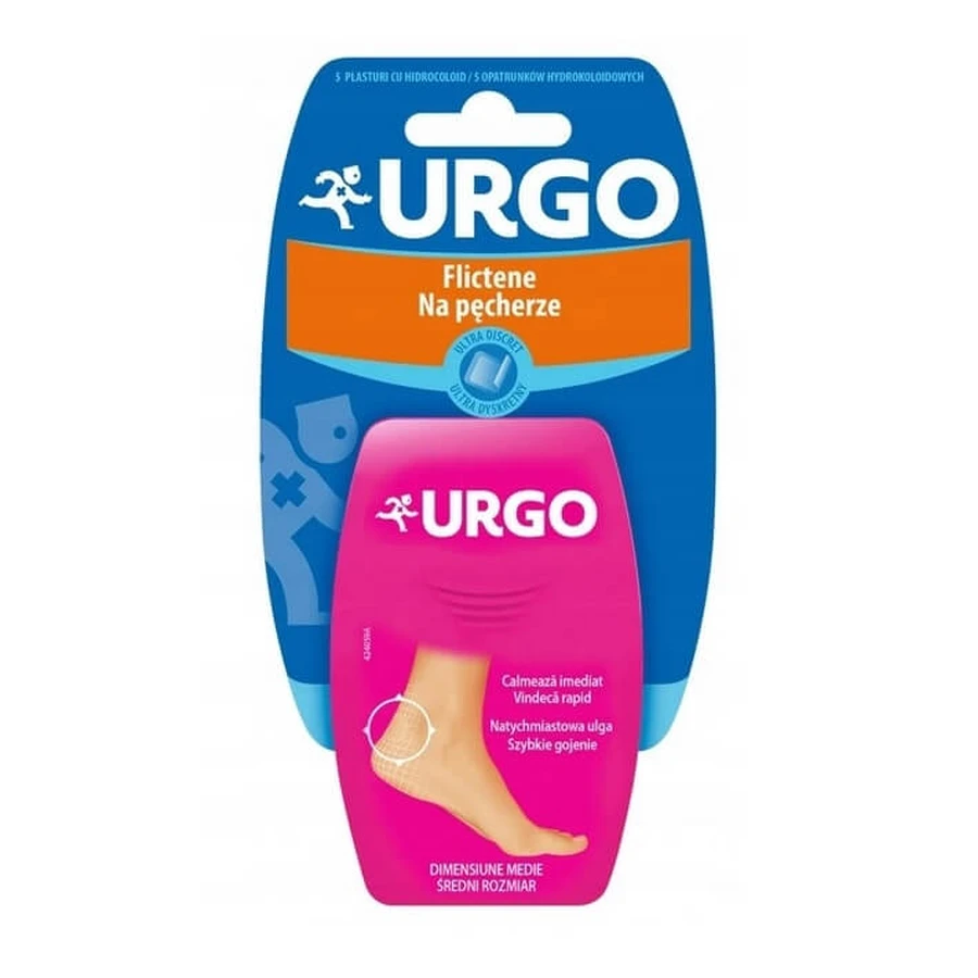 Urgo Bandage für Blasen mittlere Größe, 5 Stück