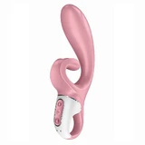 Satisfyer Hug Me Bunny Vibrator Rose/Blanc