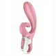 Satisfyer Hug Me Bunny Vibrador Rosa/Blanco